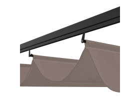 Pergola adossée Alia 3X4M toit rétractab