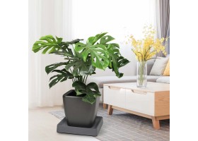 Support roulant plantes 21x21cm