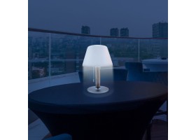 Lampe de table solaire