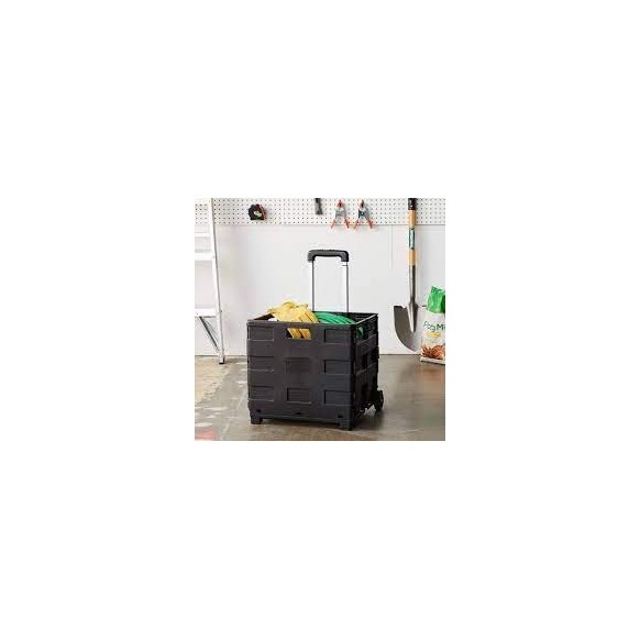 Caisse pliante sur roues 38x38cm