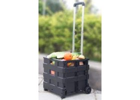 Caisse pliante sur roues 38x38cm