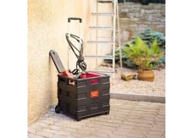 Caisse pliante sur roues 38x38cm
