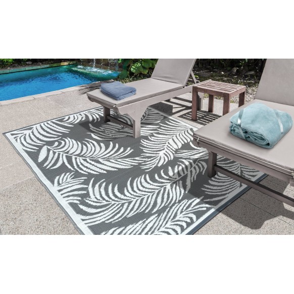 Tapis exterieur 120X180Cm Hawai Gris