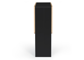 Table console pliable Andy noir/hêtre