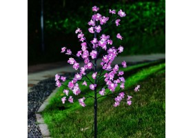 Branche fleur de cerisier solaire