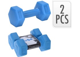 Jeu d'haltères 2X1Kg bleu