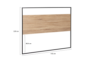 Tête de lit memphis 145cm