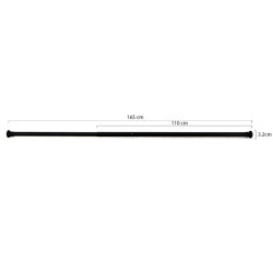 Tringle extensible sans perçage  110-165