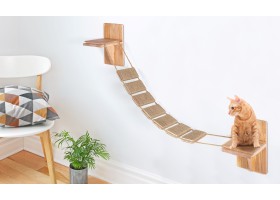 Escalier mural pour chat
