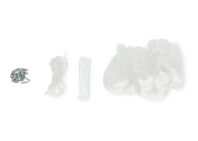Filet nylon transparent 4x3m pour chat