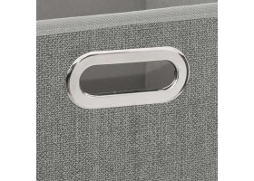 Boite De Rgt 31X31 Gris C Chine
