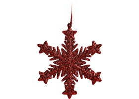 Suspension flocons Rouges