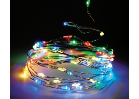 Gnd Cuivre 20 Led Multi Piles