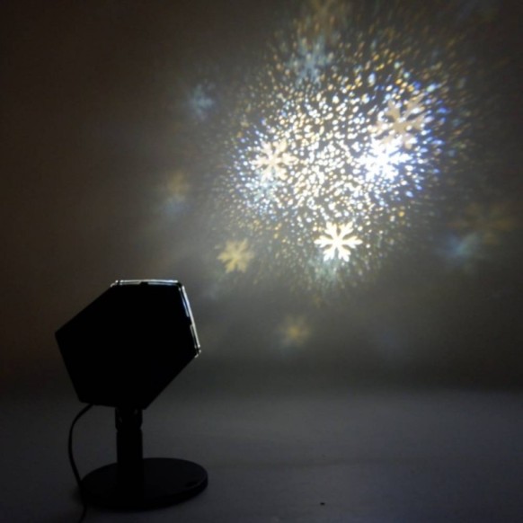 Projecteur led étoiles et flocons