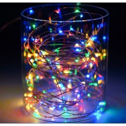 Guirlande cuivre micro led à pile