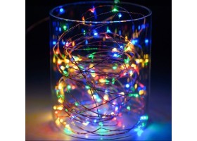 Guirlande cuivre micro led à pile