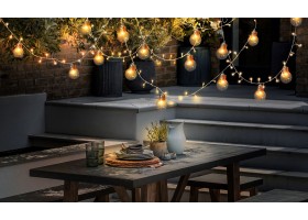 Lampe solaire 100 Led + 11 ampoules