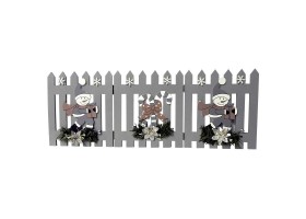 Barrière décorative 54X20cm gris