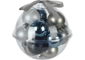 Boules de Noël x14 Argent