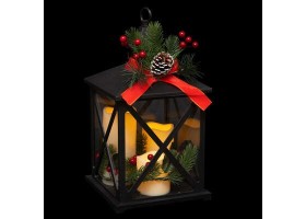 Lanterne 3 led vacillante 36 cm