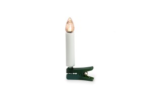 Bougies lumineuses à pinces