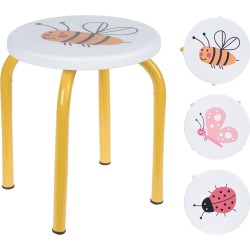 Tabouret enfant bois/métal