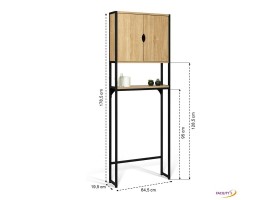 Meuble dessus WC