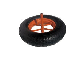 Roue brouette gonflée