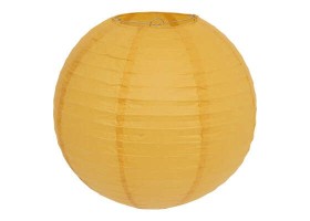 Lanterne boule D.35cm  Ocre