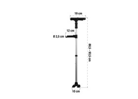 Canne led pince et alarme