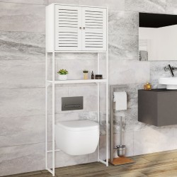 Meuble dessus WC persiennes