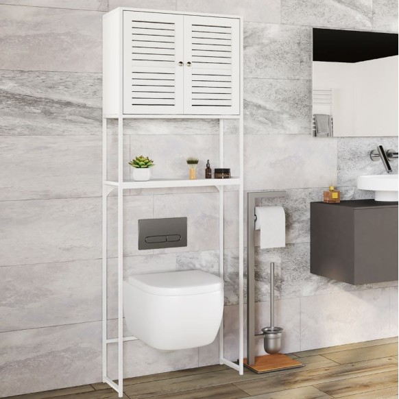 Meuble dessus WC persiennes