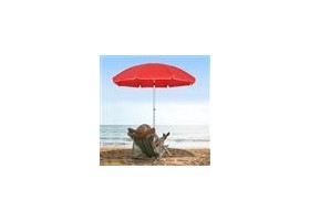 Parasol de plage diam 155cm