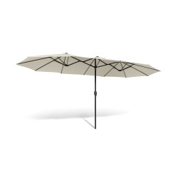 Parasol triple 450x260cm crème