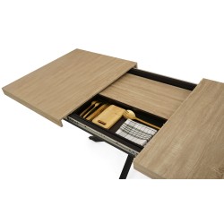 Table Spider extensible + rangement 160-
