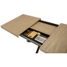 Table Spider extensible + rangement 160-