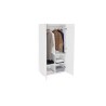 Armoire Marius 2 portes 80x48x167 cm