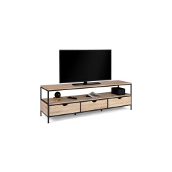 Meuble tv Memphis 3 tiroirs 160cm