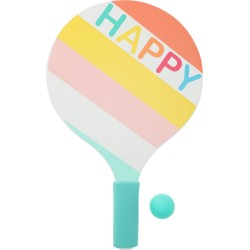 Set de beach ball en bois 3 pièces