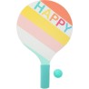 Set de beach ball en bois 3 pièces