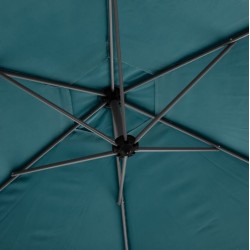 Parasol  déporté Diam 300cm Bleu canard