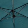 Parasol  déporté Diam 300cm Bleu canard