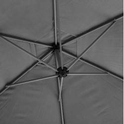 Parasol  déporté Diam 300cm Ardoise