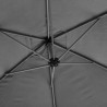 Parasol  déporté Diam 300cm Ardoise