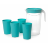 Carafe 1,75l Mélamine + 4 gobelets