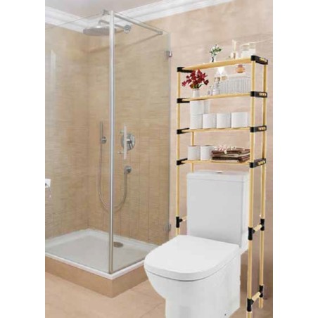 Etagère WC 4 niveaux Monstera