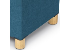 BANQUETTE COFFRE AVEC PIEDS 100CM BLEU C