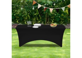 Housse Spandex Noire Pour Table