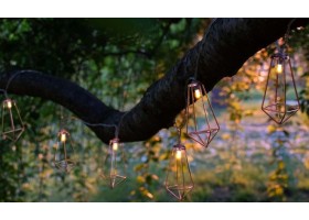 Lampe Solaire Jardin Geometrique