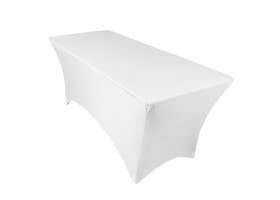 Housse Spandex Ivoire Pour Table